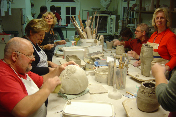 vrij klei-atelier